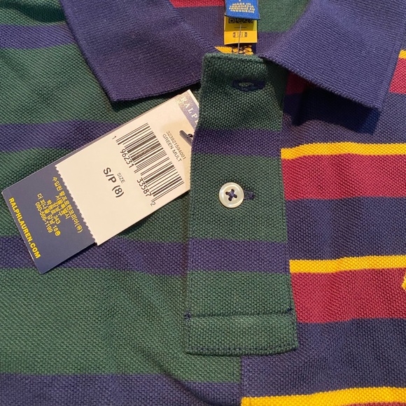 Polo Ralph Lauren 1967 Mesh Striped Polo Shirt - Picture 9 of 9